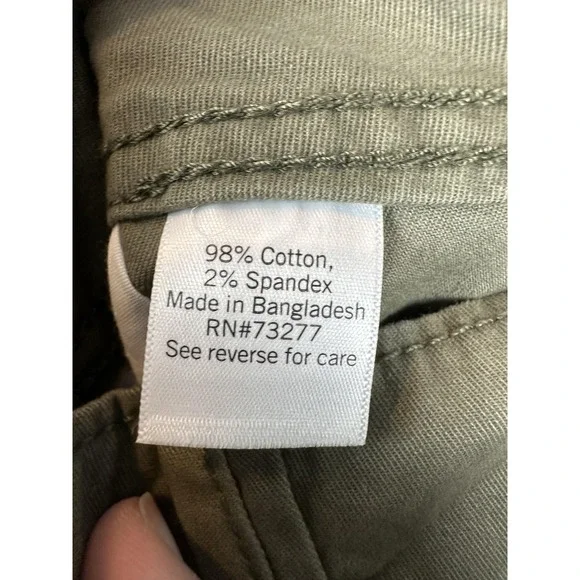 Sonoma Cargo Shorts Mens 50 Dusty Olive Green Everyday Big Tall Stretch Pockets